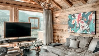 Alpin Modern Wohnzimmer | © Ingenieurbüro Germann GmbH