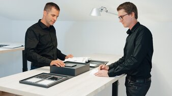 Schalterauswahl Ingenieurbüro Germann | © Lukas Budimaier