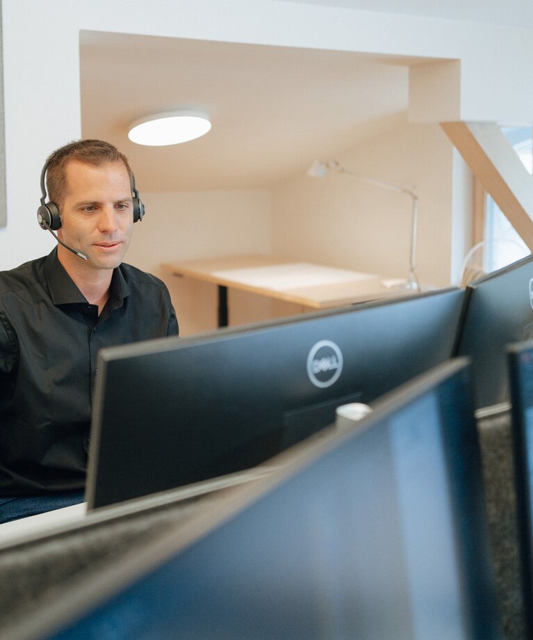 Ing. Dylan Germann in Online-Meeting | © Lukas Budimaier